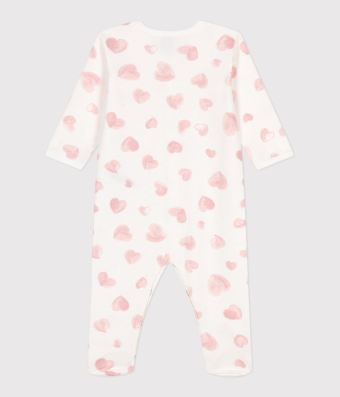 AW25 - A0DVS 04 WHITE PINK BODYSUITS FALL WINTER 2025/26 HEARTS NEWBORN