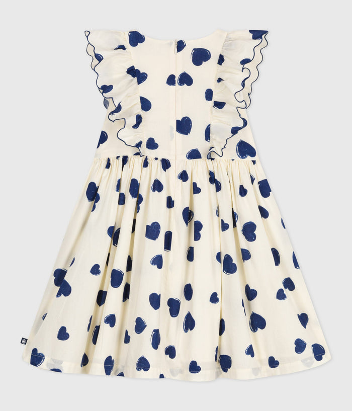 AW25 - A0E1Q 01 CREAM NAVY DRESSES FALL WINTER 2025/26 HEARTS