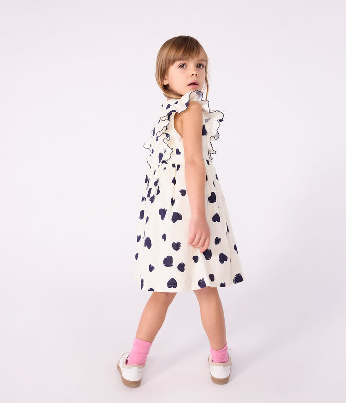 AW25 - A0E1Q 01 CREAM NAVY DRESSES FALL WINTER 2025/26 HEARTS