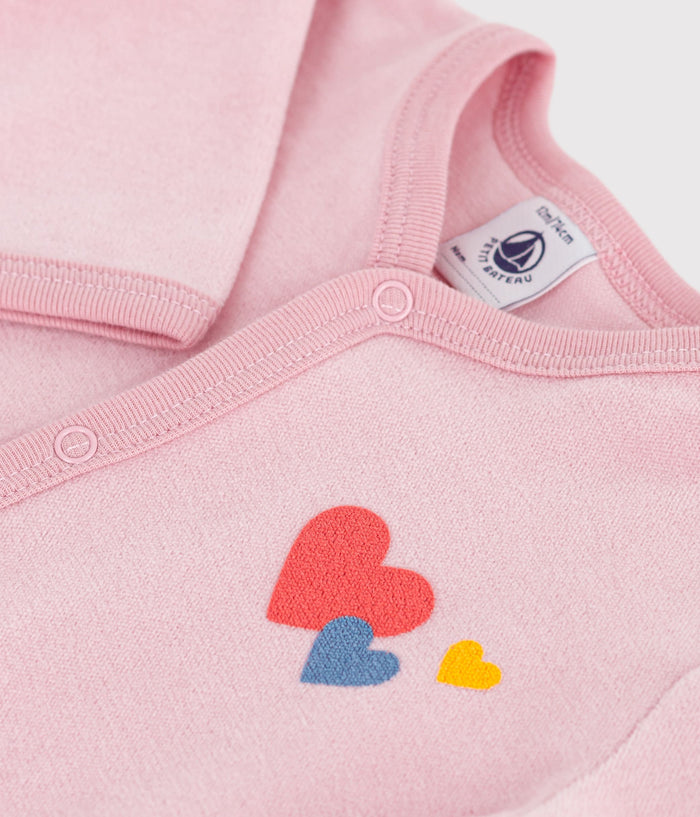 AW25 - A0E2P 03 PINK BODYSUITS FALL WINTER 2025/26 HEARTS NEWBORN