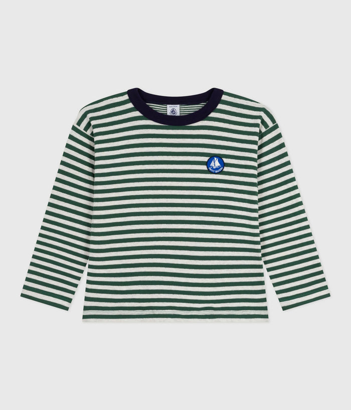 AW25 - A0E8Y 03 GREEN GREY FALL WINTER 2025/26 LONG SLEEVES STRIPES TSHIRTS