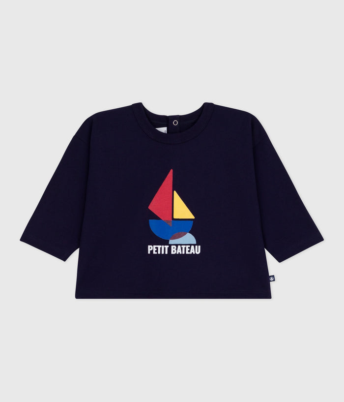 AW25 - A0EDV 03 NAVY FALL WINTER 2025/26 LONG SLEEVES SAILOR TOP