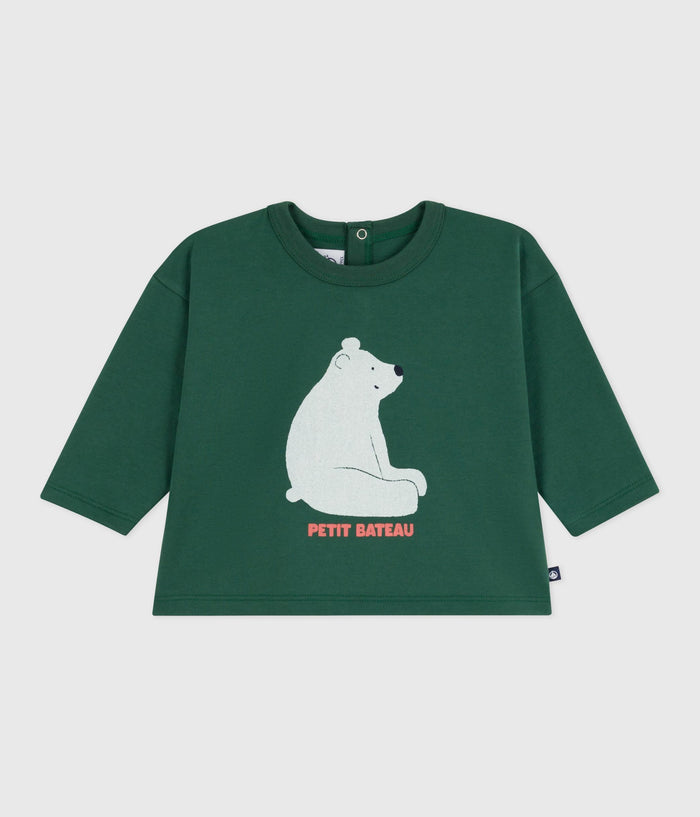 AW25 - A0EDV 04 GREEN FALL WINTER 2025/26 LONG SLEEVES TEE TOP