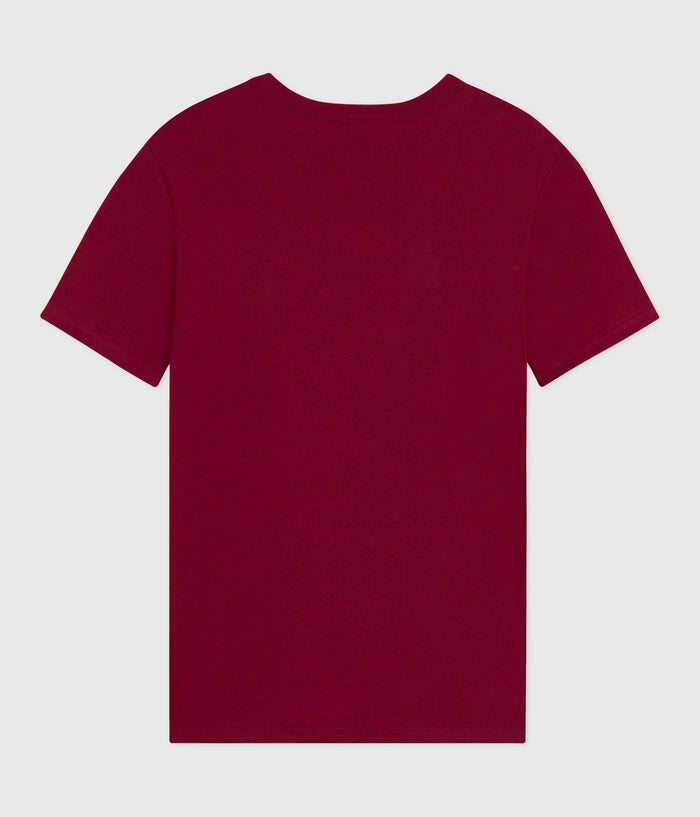 AW25 - A0EFX 01 BURGUNDY SHORT SLEEVES CREWNECK TEE FALL WINTER 2025/26