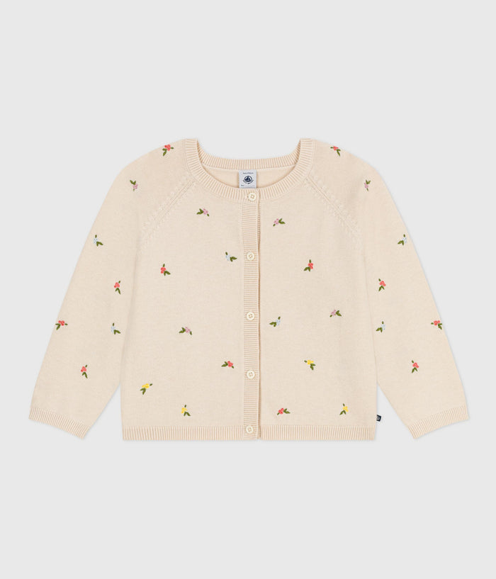 AW25 - A0EGJ 02 BEIGE MULTI CARDIGAN FALL WINTER 2025/26 FLORAL