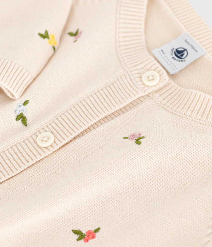 AW25 - A0EGJ 02 BEIGE MULTI CARDIGAN FALL WINTER 2025/26 FLORAL