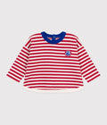AW25 - A0EH4 01 RED WHITE FALL WINTER 2025/26 NEWBORN STRIPES TOPS