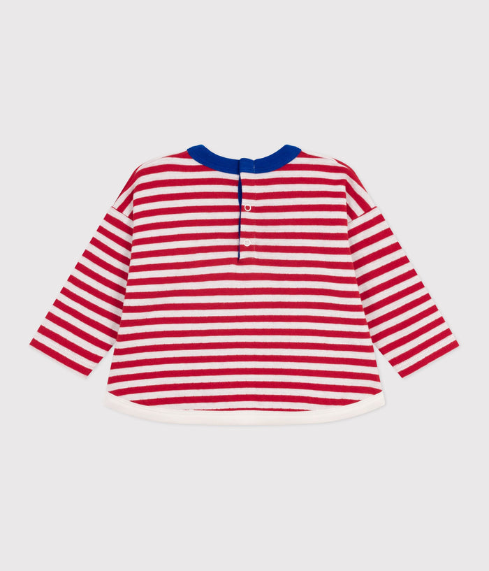 AW25 - A0EH4 01 RED WHITE FALL WINTER 2025/26 NEWBORN STRIPES TOPS