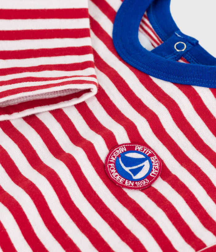 AW25 - A0EH4 01 RED WHITE FALL WINTER 2025/26 NEWBORN STRIPES TOPS