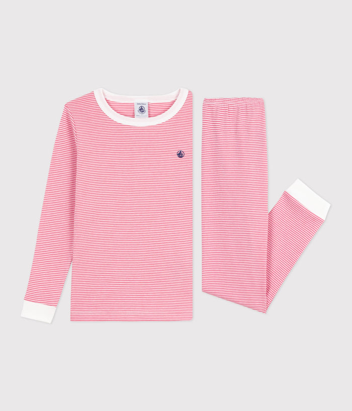 AW25 - A0EI9 01 PINK WHITE FALL WINTER 2025/26 PAJAMAS STRIPES