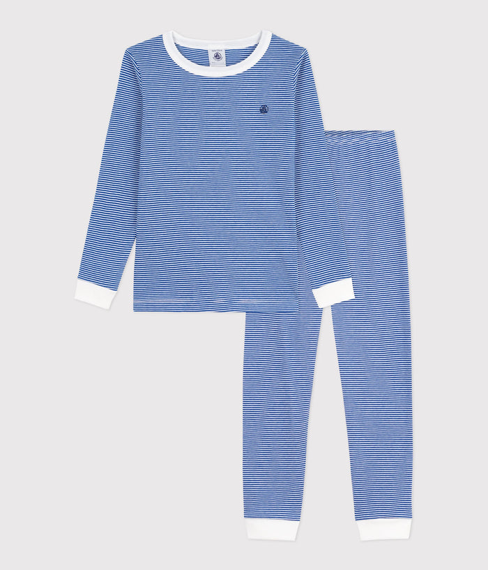 AW25 - A0EIE 01 BLUE WHITE FALL WINTER 2025/26 PAJAMAS STRIPES