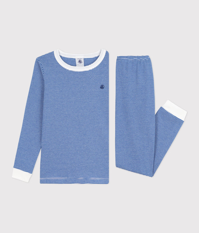 AW25 - A0EIE 01 BLUE WHITE FALL WINTER 2025/26 PAJAMAS STRIPES