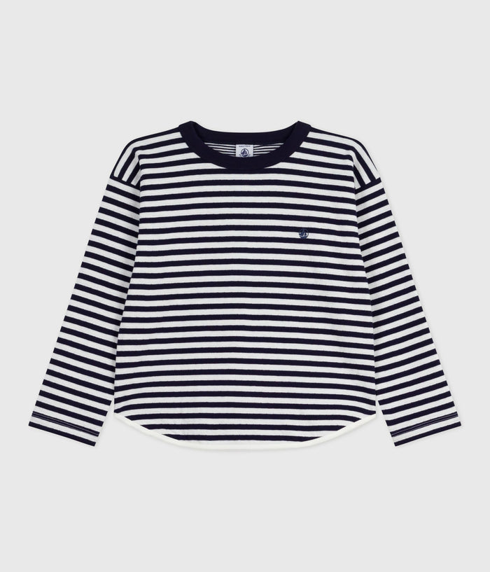 AW25 - A0EP0 01 NAVY WHITE FALL WINTER 2025/26 SAILOR STRIPES TOPS