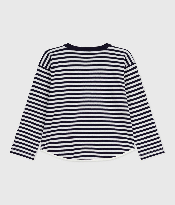 AW25 - A0EP0 01 NAVY WHITE FALL WINTER 2025/26 SAILOR STRIPES TOPS