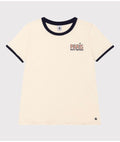 AW25-A0A5O 01 CREAM SHORT SLEEVES ICONIC SUMMER SPRING 2024 T-SHIRTS