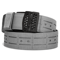 B1 Gray Laser Cut Molle Battle Belt on a white background