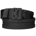 Kore Essentials Micro-Adjustable Black 1.75" Battle Belt with a B2 Buckle on a White Background