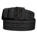 B2 Black Laser Cut Molle Battle Belt on a white background