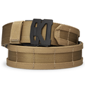 Kore Essentials Micro-Adjustable Coyote 1.75" Battle Belt with a B2 Buckle on a White Background