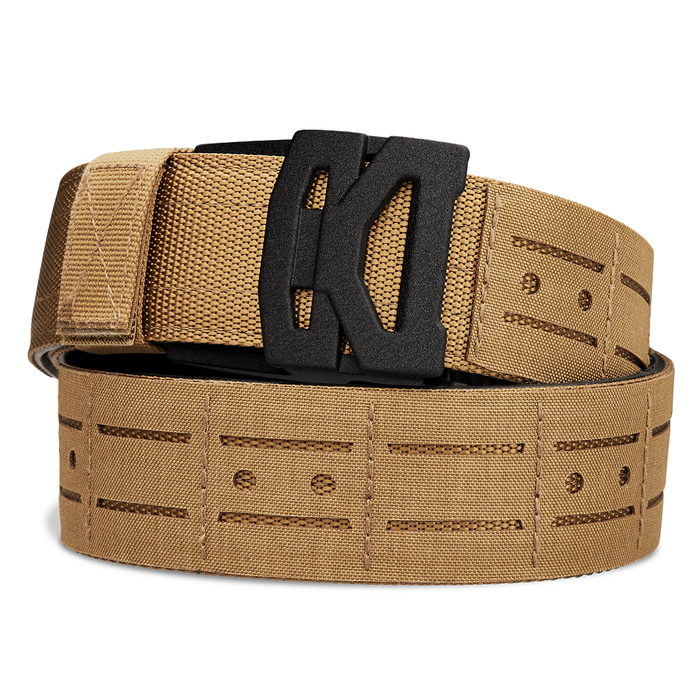 B2 Coyote Laser Cut Molle Battle Belt on a white background