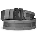 Kore Essentials Micro-Adjustable Grey 1.75" Battle Belt with a B2 Buckle on a White Background