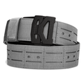 B2 Gray Laser Cut Molle Battle Belt on a white background