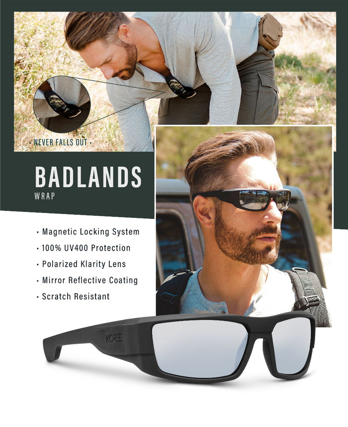 Kore Essentials-BADLANDS WRAP NEO-LOCK SUNGLASSES-Sunglasses
