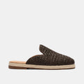 Bahia Brown Raffia Mule