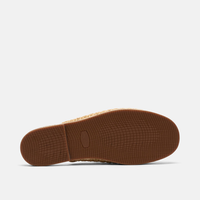 Bahia Tan Raffia Mule