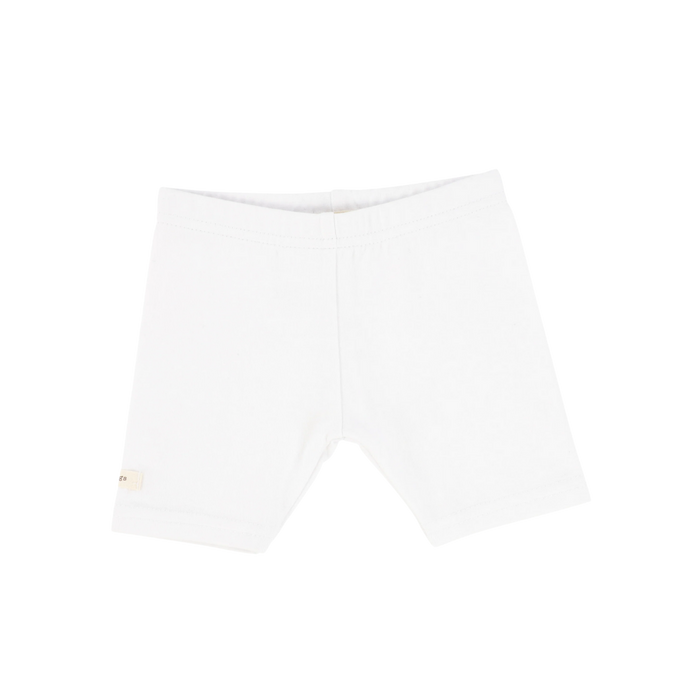 Basic Biker Shorts - White