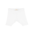 Basic Ribbed Shorts - White