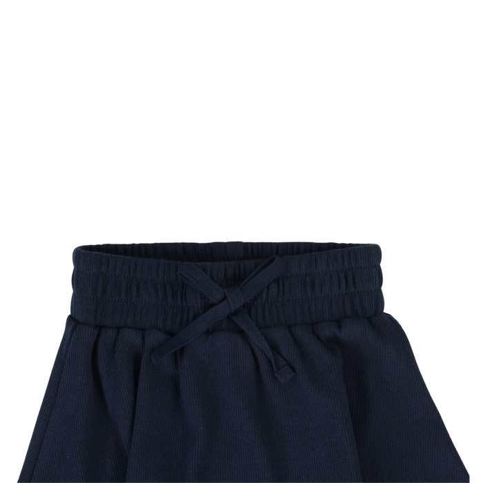 Basic Ribbed Skirt - Navy