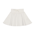 Basic Ribbed Skirt - White