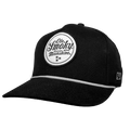 Black LOGO ROPE HAT