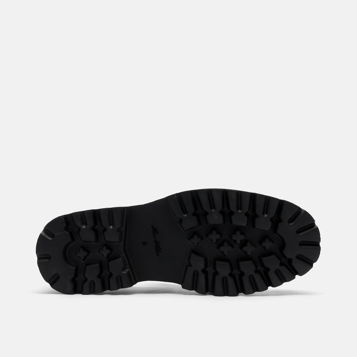 Blake Black Raffia Lug Bit Loafers