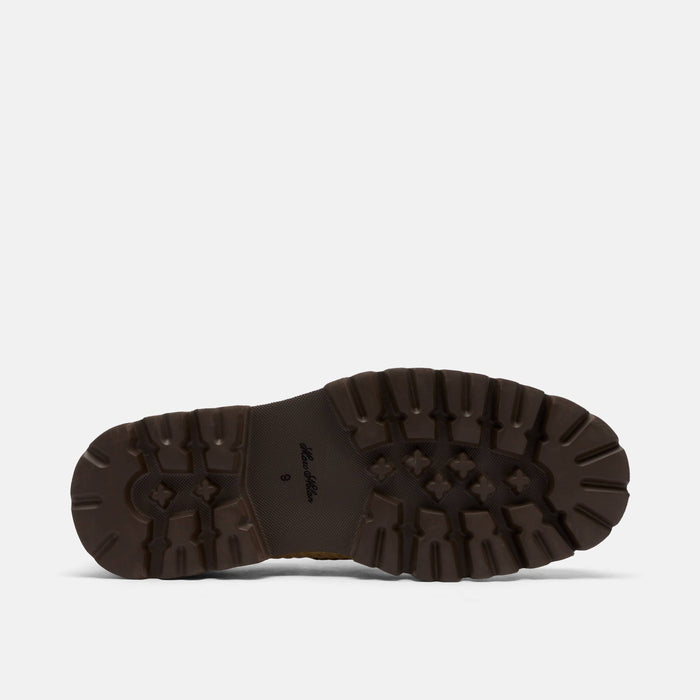 Blake Tan Raffia Lug Bit Loafers
