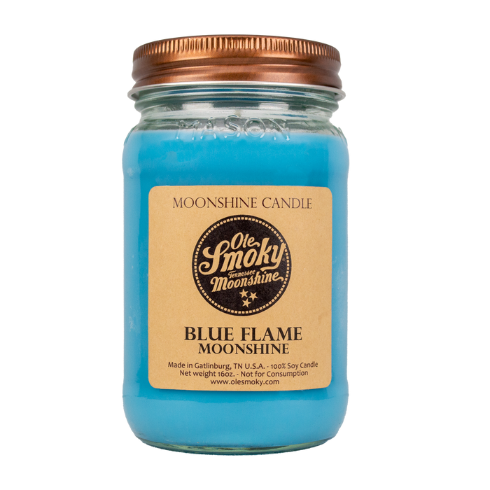 Blue Flame Soy Candle