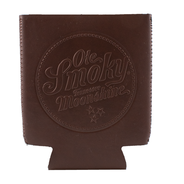 BROWN LEATHERETTE COOLIE
