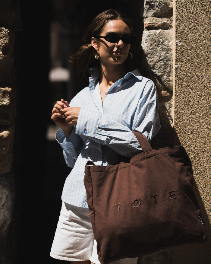 Brown TØTE Bag | Stitched