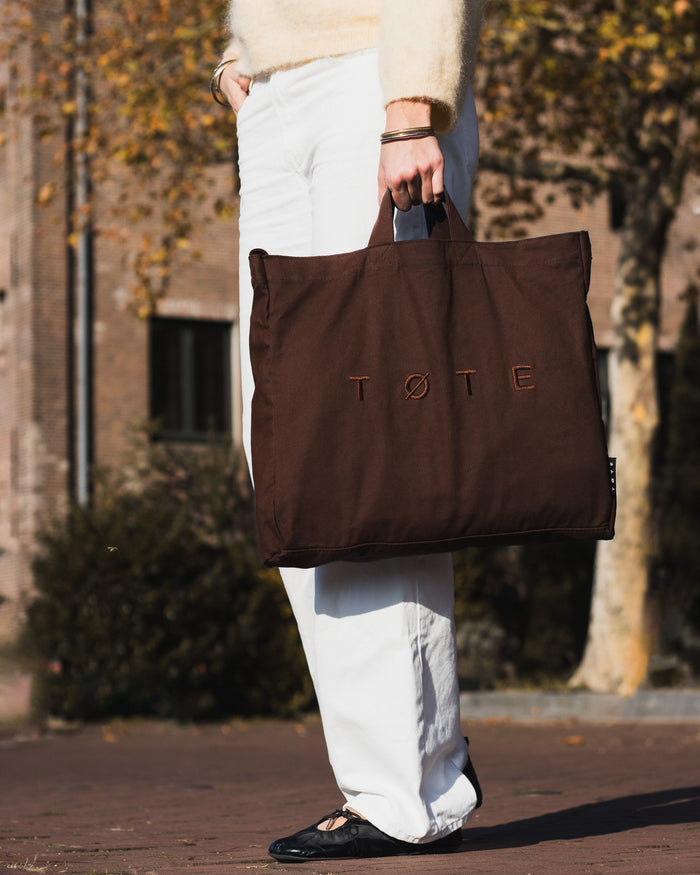 Brown TØTE Bag | Stitched
