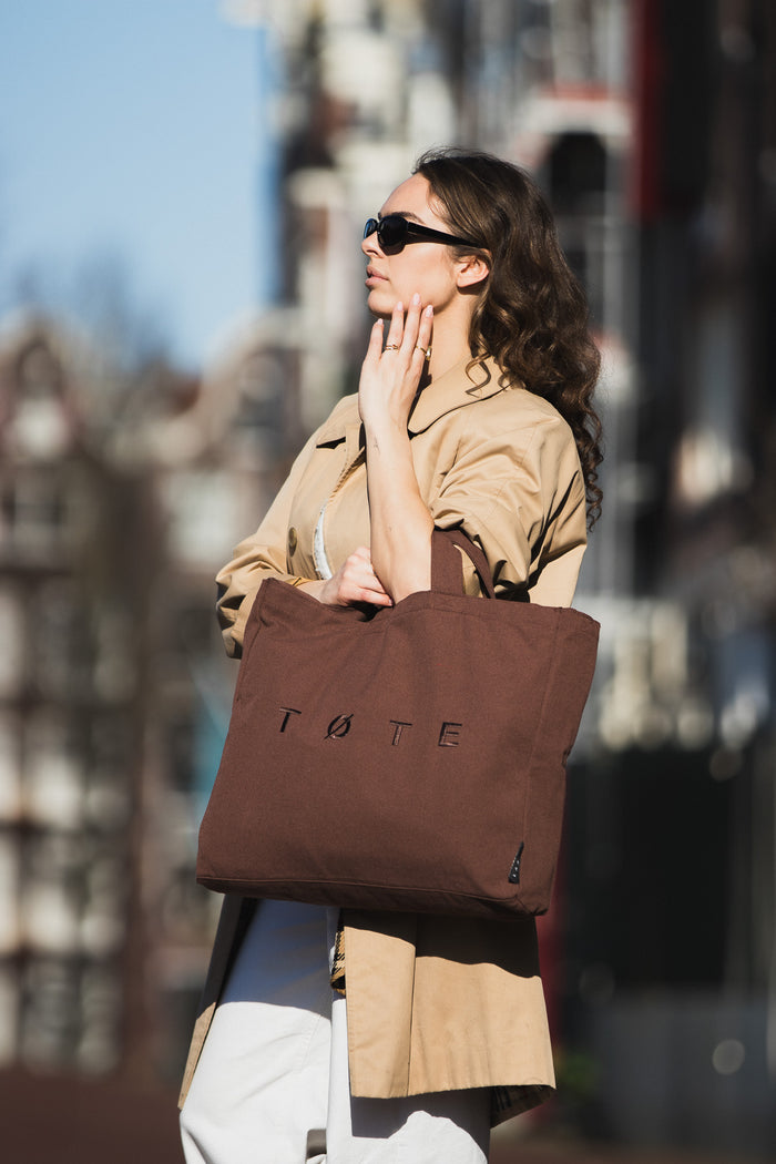 Brown TØTE Bag | Stitched