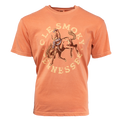 BUCKING HORSE TEE - TERRACOTTA