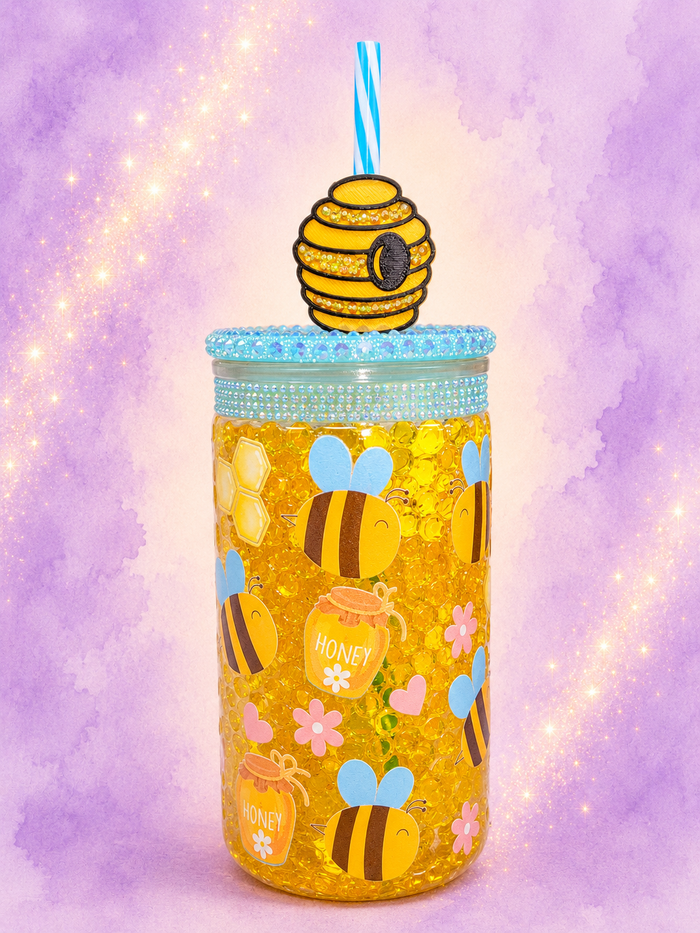 Bumblebee and Honey Comb - 16 oz