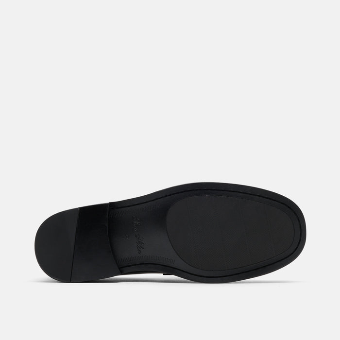 Calum Black/White Calf Leather Penny Loafers