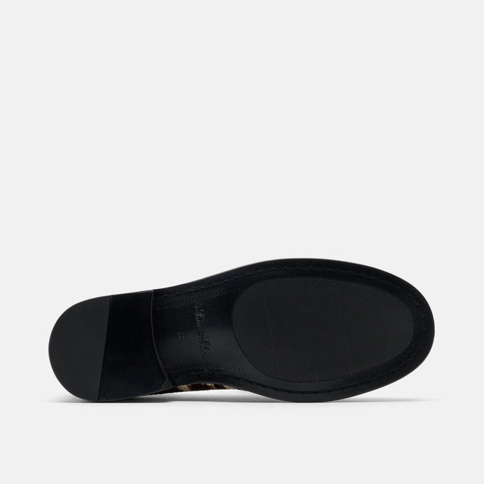 Calum Dark Horse Pony Hair Penny Loafers