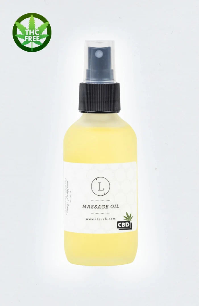 CBD - Aromatherapy Eucalyptus Massage Oil with CBD, Natural Relaxing Body Massage Oil