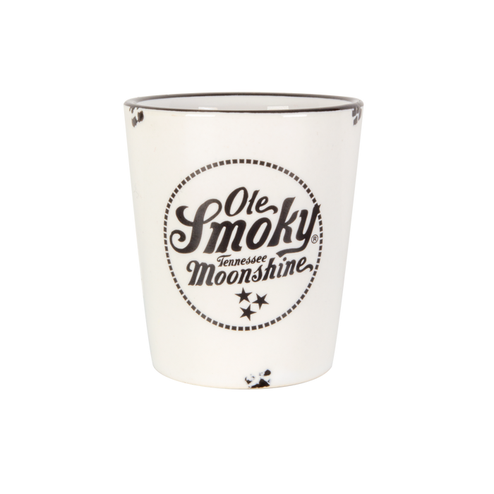 CERAMIC CAMPSITE SHOT GLASS