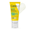 CeraVe Invisible Mineral Sunscreen SPF 50 48ml | No White Cast | Glow by Sudais