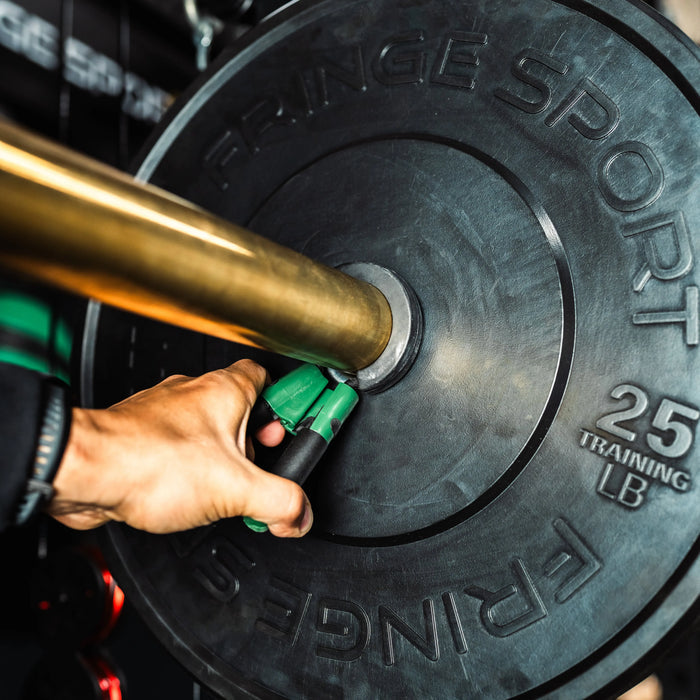 Cinch Clips: Rubber Gripped Barbell Collars Fringe Sport