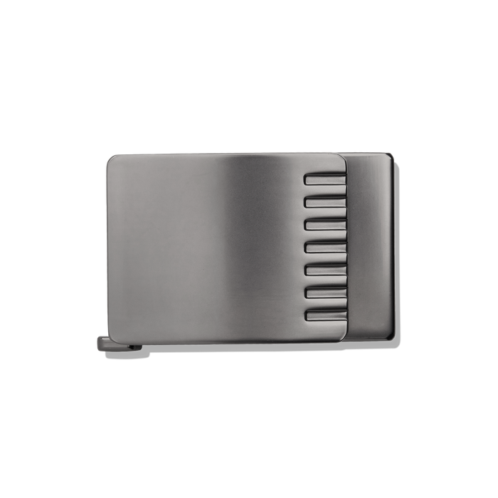 Kore Essentials Gunmetal Encore Buckle for Kore Ratcheting Belts